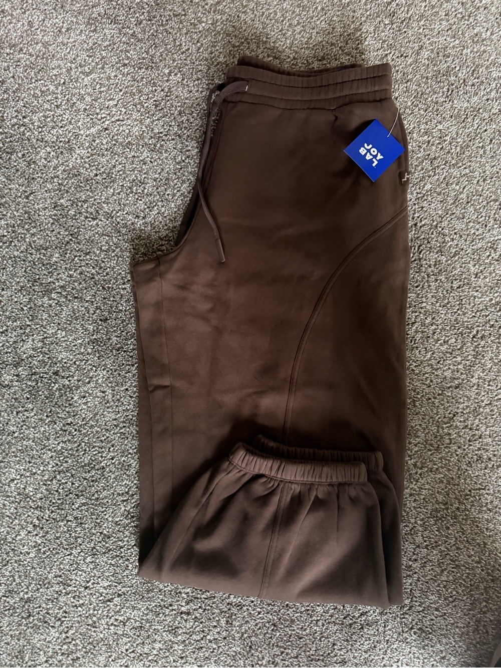 Women’s  chocolate Brown barrel  Sweatpants - Brand joylab
